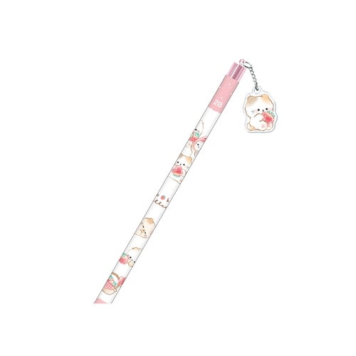#クラックス 鉛筆 アレコレコレクトアクリルチャーム付き鉛筆 2B イチゴコレクト 137891