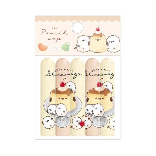 #クラックス 筆記関連小物 チンマリシマエナガ鉛筆キャップ  プリン 138147