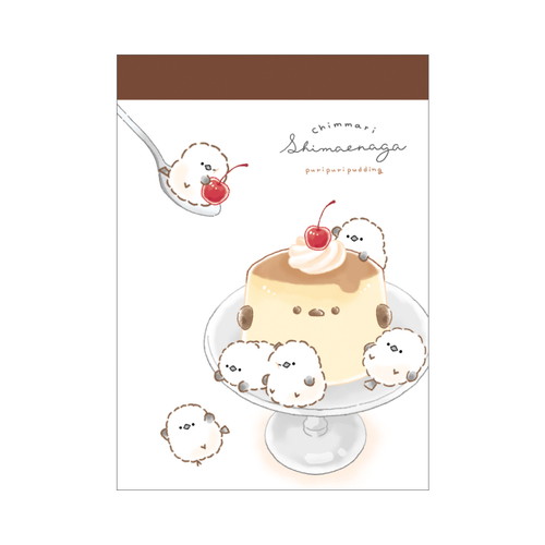 #クラックス メモ帳 チンマリシマエナガミニメモ  プリン 138149