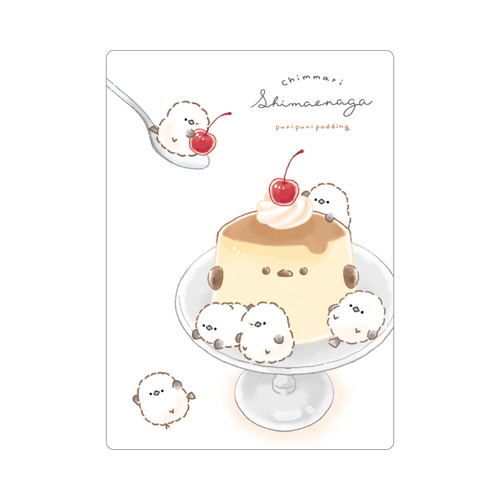 #クラックス 筆記関連小物 チンマリシマエナガ下敷  プリン 138154