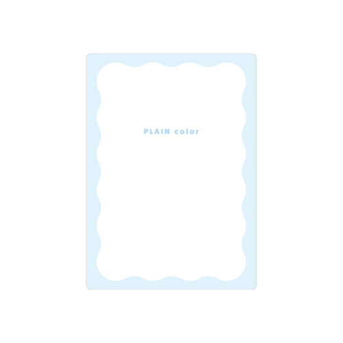 #クラックス 筆記関連小物 PLAINCOLOR下敷き  ニュアンスブルー 138597