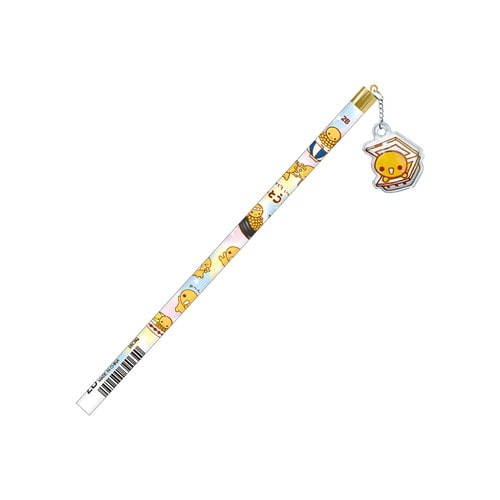 #クラックス 鉛筆 うるちゅるチャーム付き鉛筆 2B ナットウチャン 139064