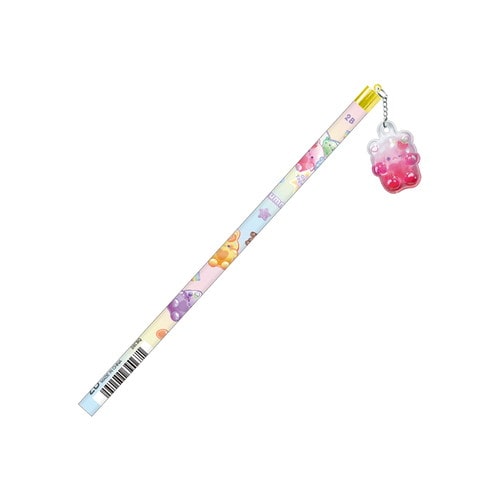 #クラックス 鉛筆 うるちゅるチャーム付き鉛筆 2B ハグミーズ 139067