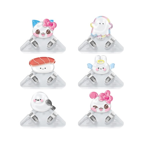 #クラックス 事務小物 ウルチュルシークレットクリップ  ミックス 139079