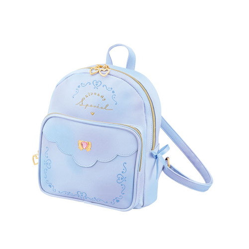 #クラックス 身辺雑貨 ジュニア合皮ミニリュック  ブルー･スカラップ 139512