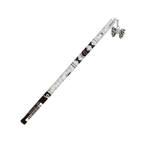 #クラックス 鉛筆 ギャルリボンチャーム付鉛筆 2B グレー 140124