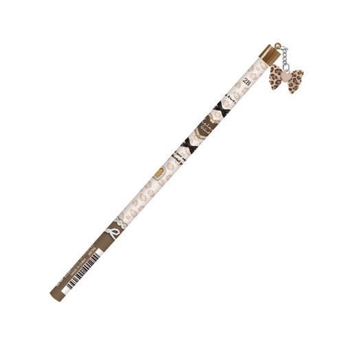 #クラックス 鉛筆 ギャルリボンチャーム付鉛筆 2B モカ 140125