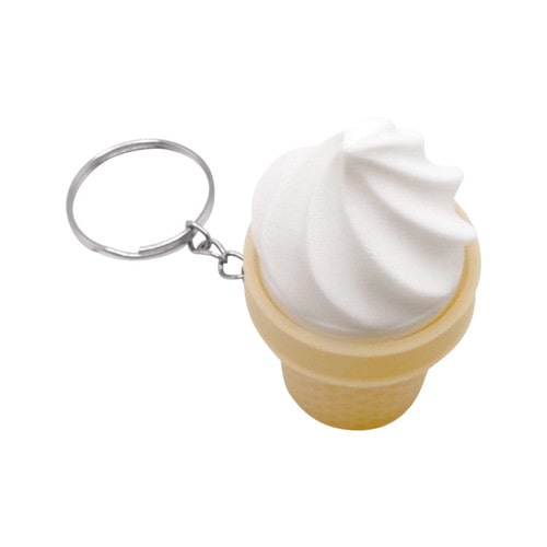 #クラックス モグモグクリッカーキーホルダー  ソフトクリーム 140776