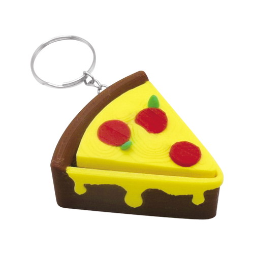 #クラックス モグモグクリッカーキーホルダー  ピザ 140777