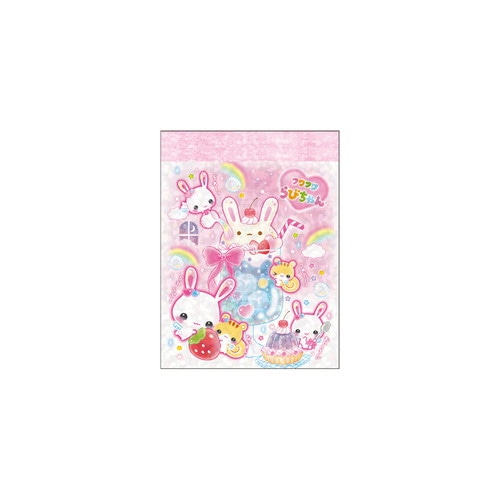 #クラックス メモ帳 フワフワらびちゃんホログラムメモ  ラビチャンソーダ 142487