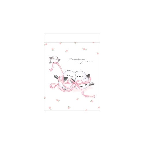 #クラックス メモ帳 のんびりえながちゃんミニメモ  リボン 143271