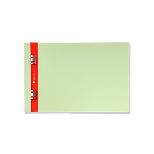 #研恒社 ファイリング用品 SlideNote  A5･ヨコ ペールグリーン SN3SA5Y-PaG