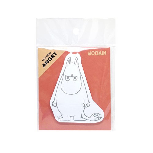 #ワールドクラフト(国内販売のみ） 付箋 ムーミンフェイススタンド付箋 30枚 ANGRY MOF-DF-601