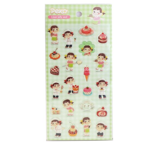 #ワールドクラフト(国内販売のみ） シール Pekoクリアジェリーシール  Patisserie FJSE-003