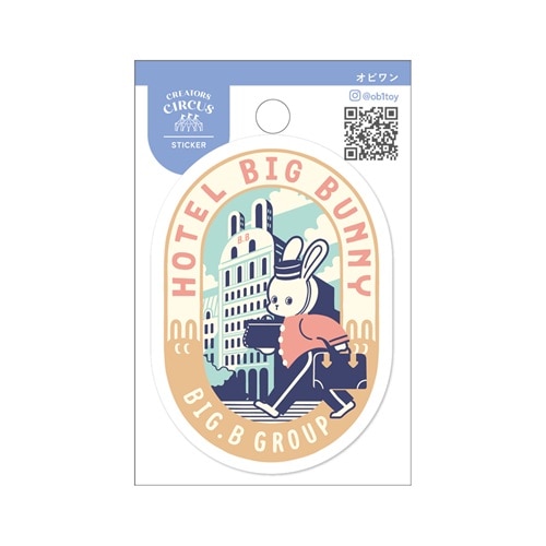 #大阪フロンティア シール CREATORS･CIRCUS･ステッカー  HOTELBIGBUNNY CS37384