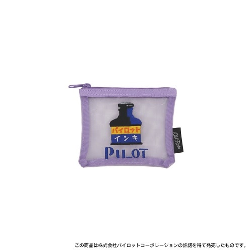 #日本出版販売(国内販売のみ） 身辺雑貨 OldResta･刺繍メッシュポーチ Ｍ パイロット OR904084
