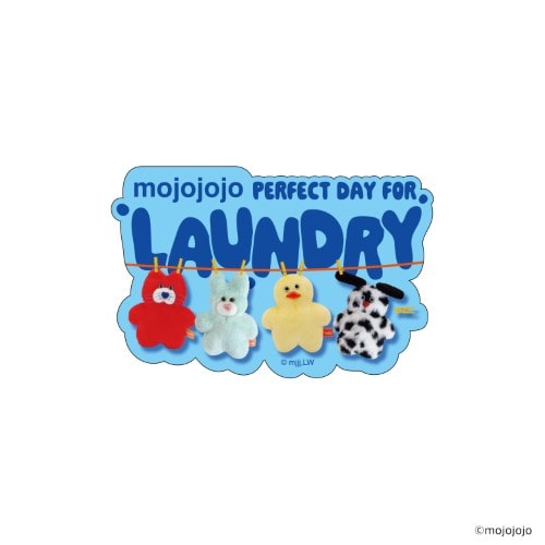 #日本出版販売(国内販売のみ） シール mojojojo･ダイカットステッカー  LAUNDRY IP906187