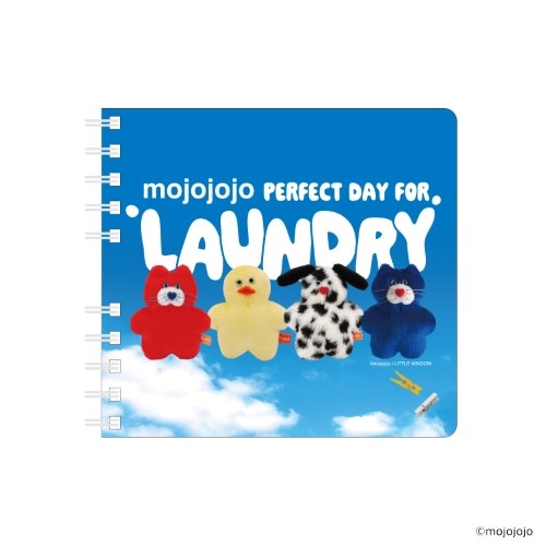 #日本出版販売(国内販売のみ） ノート mojojojo･スクエアリングノート  LAUNDRY IP906248