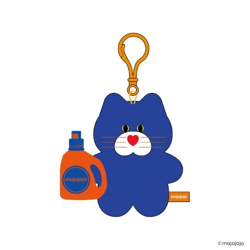 #日本出版販売(国内販売のみ） 身辺雑貨 mojojojo･ぬいぐるみキーホルダー  Blue IP909072