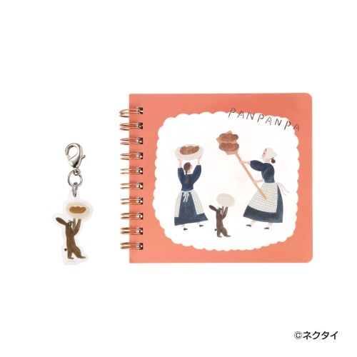 #日本出版販売(国内販売のみ） ノート チャーム付ミニノート  ネクタイ IP909188