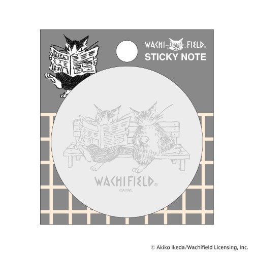 #日本出版販売(国内販売のみ） 付箋 ダヤン付箋新聞グレー   IP909706