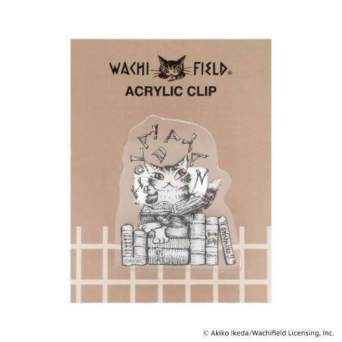 #日本出版販売(国内販売のみ） 事務小物 ダヤンアクリルクリップ本ブラウン   IP909751