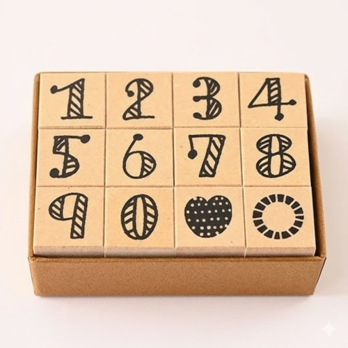 #サンビー すうじすたんぷ　SUJ12-02