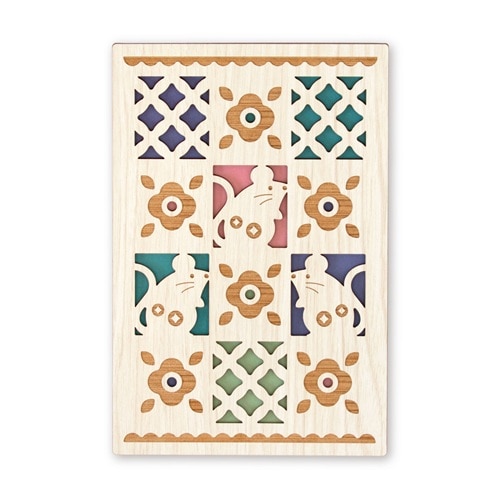 #永善（旧クルーシャル） 和雑貨 御朱印帳 B6変形 ねずみ小町 25150MEU