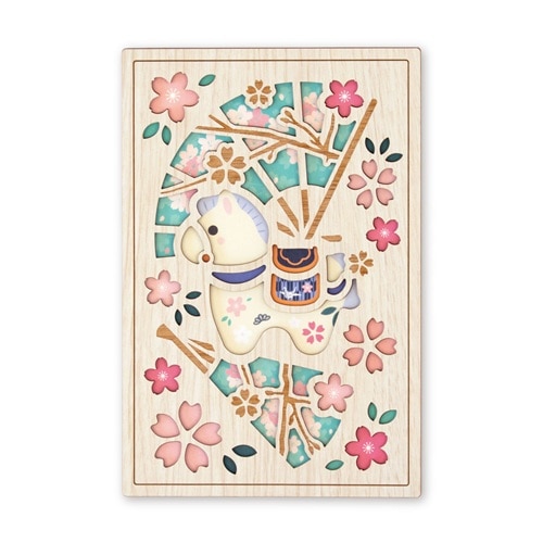 #永善（旧クルーシャル） 和雑貨 御朱印帳 B6変形 夢叶う午 25150CMA