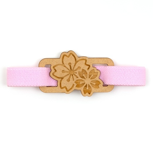 #永善（旧クルーシャル） 和雑貨 御朱印帳バンド  桜雲 25151RSK