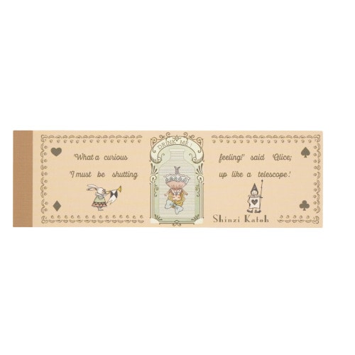 #木野瀬印刷(国内販売のみ) Shinzi Katoh 一筆メモ  アリス DRINK ME IM-01018