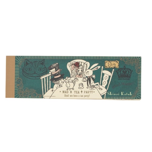 #木野瀬印刷(国内販売のみ) Shinzi Katoh 一筆メモ  アリス MAD TEA PARTY IM-01020