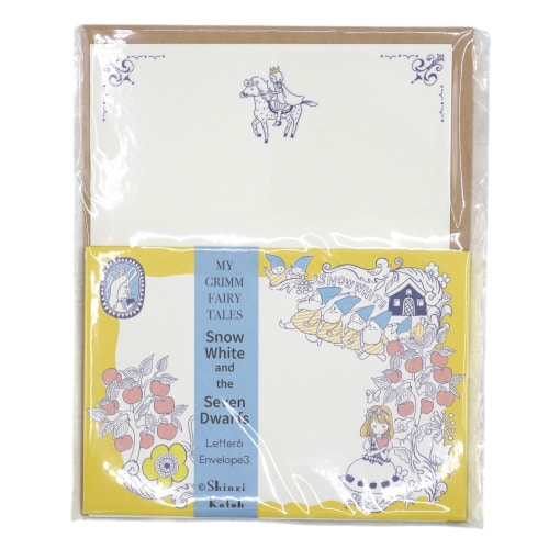 #木ノ瀬印刷  レターセット  グリム童話　白雪姫Ⅱ LS-01074