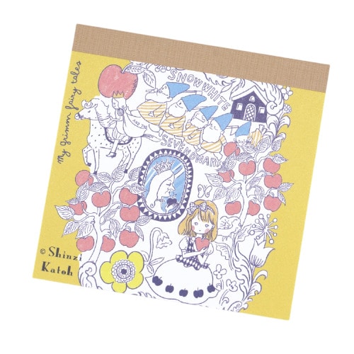 #木野瀬印刷  ブロックメモ  グリム童話　白雪姫Ⅱ BM-01048