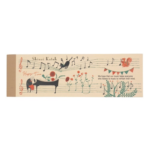 #木野瀬印刷  一筆メモ Happy Tone 100枚　4柄 カノン IM-01038