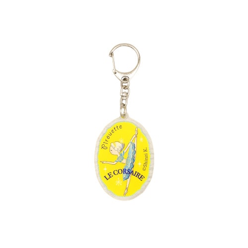 #木ノ瀬印刷 Shinzi Katoh アクリルキーホルダー  海賊　バレエシアター KY-01004