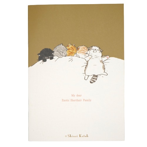 #木野瀬印刷  ノートA5 My dear cats A5 48ページ すやすやねこ NT-01089