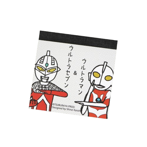 #木野瀬印刷(国内販売のみ） メモ帳 ブロックメモ ウルトラモンスターズコレクション 100枚　4柄 ウルトラヒーローズ BM-01076