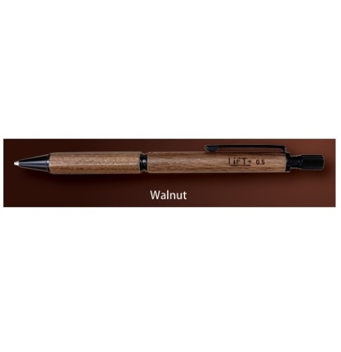 #KITERA シャープペンシル LIFT＋Wood 0.5㎜ Walut LIWOOD.05-WA