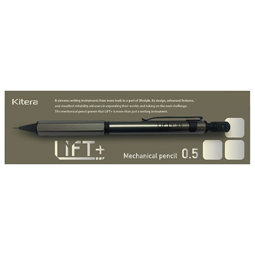 最終_#KITERA シャープペン LIFT＋ シャープ  0.5ｍｍ GM LI2500.05-GM