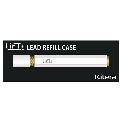 #KITERA 筆記関連小物 LIFT＋シャープ芯ケース  ホワイト LILC-01-WH