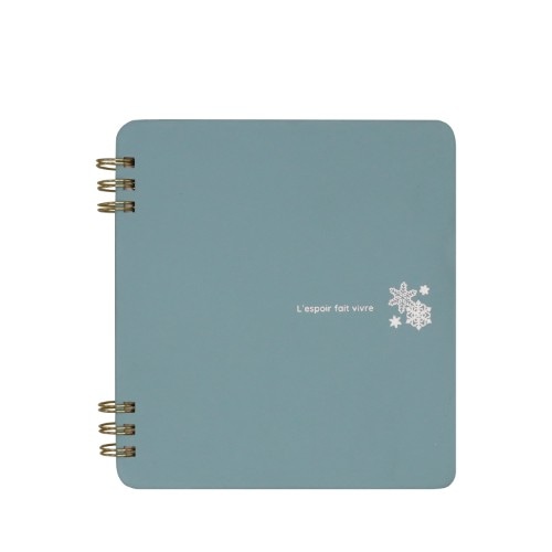 #komamono ノート futairo･リングノート スクエア ブルー×ライトグレー KO630721