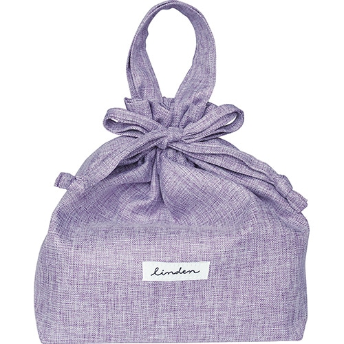 #エルコミューン 生活雑貨 保冷ランチ巾着袋  Lavender LNC-323