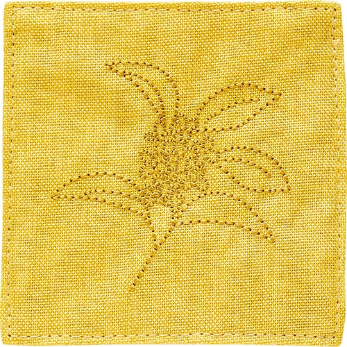 #エルコミューン キッチン雑貨 刺繍コースター  Kinmokusei KIN-105