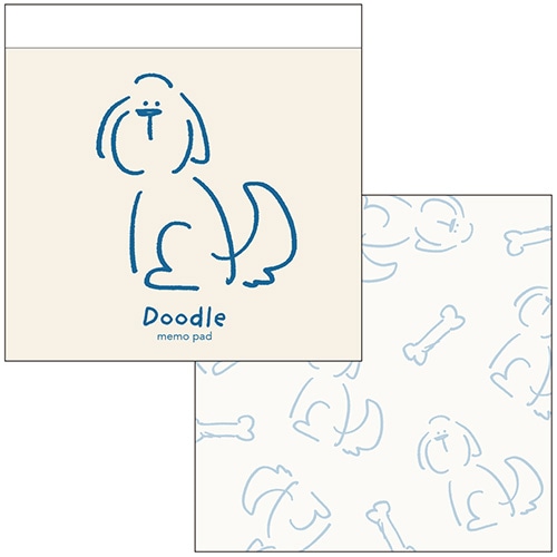 #エルコミューン メモ スクエアメモパッド  Dog MMP-026