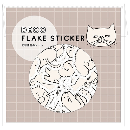 #エルコミューン シール デコフレークシール  Tickle FLS-003