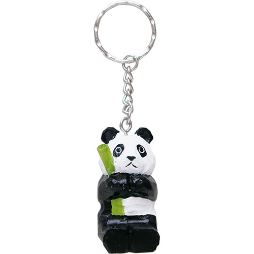 #エルコミューン 身辺雑貨 ウッドキーリング  Panda KC-25