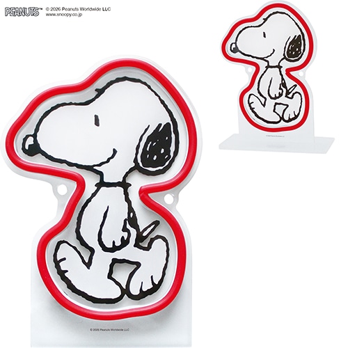 #エルコミューン(国内販売のみ） 生活雑貨 ピーナッツネオンライト  スヌーピーミニ PNT-005