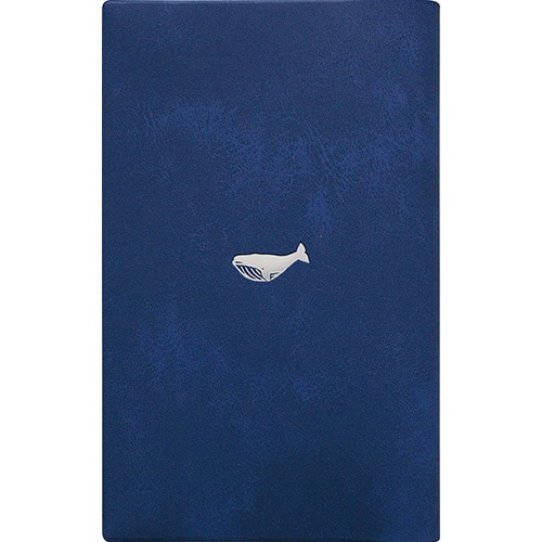 #エルコミューン 読書関連小物 ワンポイントブックカバー  新書サイズ Whale PBC-032