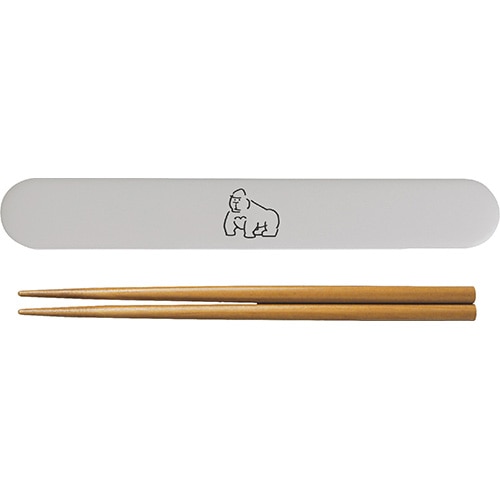 #エルコミューン ランチ関連小物 ドゥードゥル･スライドお箸箱セット  Gorilla LNC-138